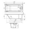 Акриловая ванна AM.PM Spirit V2.0 W72A-170-075W-A2 170x75 с каркасом фото 3