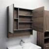 Тумба с раковиной Comforty Никосия-80Н 00-00007621 дуб темный фото 5