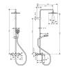 Душевая система Hansgrohe Vernis Blend 26899670 черный фото 2