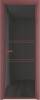 Межкомнатная дверь Profil Doors 2 AX цвет профиля Красный антрацит, стекло безопасное 6 мм тонированное 600x2000