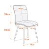 Стул Tetchair Sweet 21843 молочный/черный фото 11