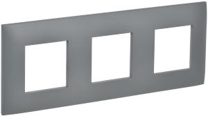 Рамка 3-постовая IEK Skandy SK-M32-K03 серый