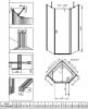 Душевой уголок Radaway Nes PTJ 100x80, R фото 7