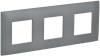 Рамка 3-постовая IEK Skandy SK-M32-K03 серый