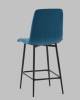 Стул полубарный Stool Group Одди AV 406N-Cdoc-08(PP) синий, велюр фото 6