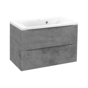 Тумба с раковиной Vincea Mia 80 бетон, раковина VBS-13980