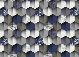 3D Фотообои Artegrafico «Трёхмерное изящество» BL-055 акварель