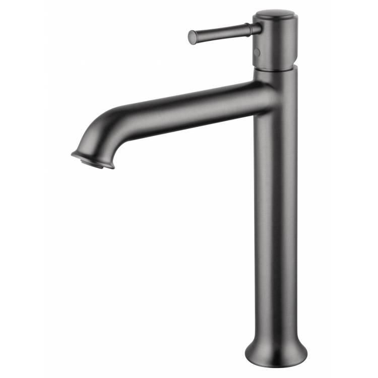 Смеситель для раковины Wonzon & Woghand WW-88019073-BGM высокий, темный графит