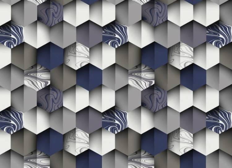 3D Фотообои Artegrafico «Трёхмерное изящество» BL-055 акварель