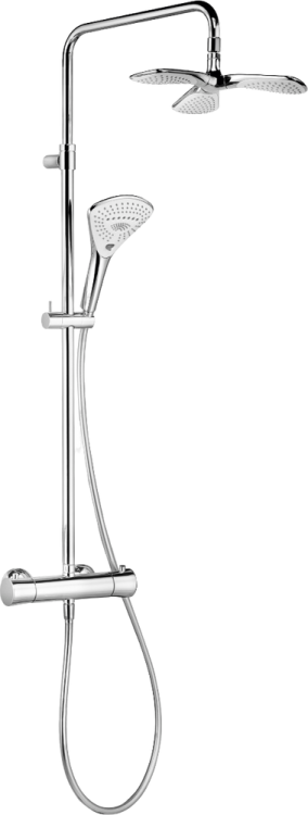 Душевая стойка Kludi Fizz dual shower system 6709605-00