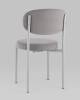 Набор из 4 стульев Stool Group Бриф SN AV 477-C82-7004-K X4 серый каркас светло-серый муар, велюр фото 6