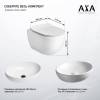Унитаз подвесной AXA Glomp WCWH201001 безободковый, сиденье микролифт, белый фото 5