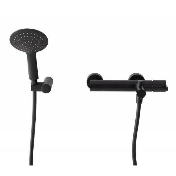 Смеситель для ванны Cezares LEAF-VD-L-NOP черный