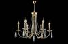 Люстра Crystal Lux Victoria Sp6 Gold/Amber фото 5