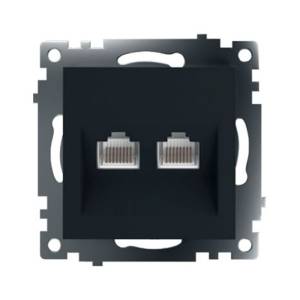 Розетка компьютерная 2-местная Stekker GLS00-7109-05 50007