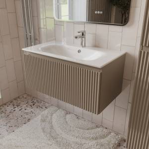 Тумба с раковиной Terminus Sicilia SIC10801200501O капучино, 80x38