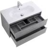 Тумба с раковиной Belbagno Kraft KRAFT-800-2C-SO-CG 80x46x50 Cemento Grigio подвесная с двумя выкатными ящиками фото 5