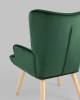 Кресло Stool Group Хью QH-8901K HLR-57 темно-зеленый, велюр фото 6