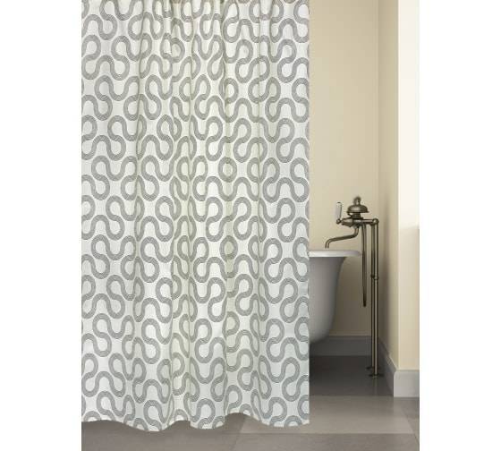 Штора для ванной Bath Plus Rope Twisting ch1952 180x180, белый