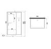 Душевая кабина Niagara Standart ST120/90/15Q/BK профиль белый, стекло прозрачное, 120x90x200 фото 11