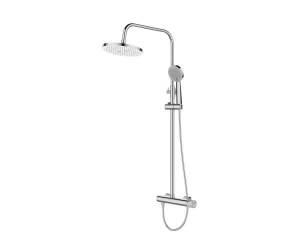 Душевая стойка Bronze de Luxe Focus 24612CM хром/мрамор