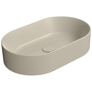 Раковина GSI Kube X 945808 60 см, бежевая матовая