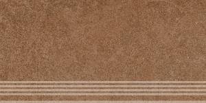Ступень Kerama Marazzi Руссильон KM6060G0661RGRF коричневый матовый обрезной 30x60