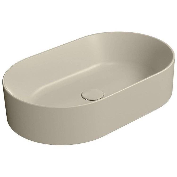 Раковина GSI Kube X 945808 60 см, бежевая матовая