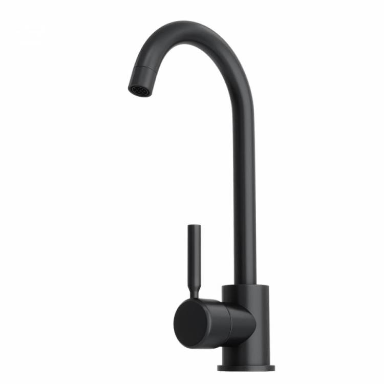 Смеситель для кухни Watersense Camila W00361 черный матовый
