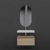 Мебель для ванной Armadi Art Flat 80 подвесная, light oak