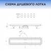 Душевой лоток Bettoserb Frameless Line White Matte 13701328 белый матовый, 95x5 фото 5