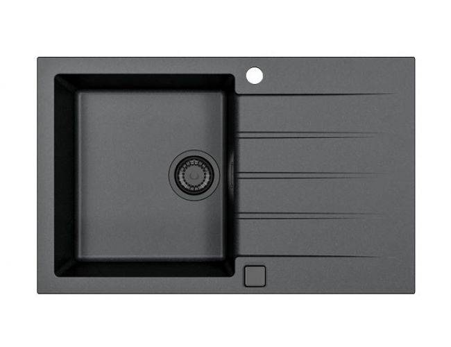 Мойка кухонная Alveus Granital Cadit 20 1148159 Carbon - G91 с сифоном, 79x50
