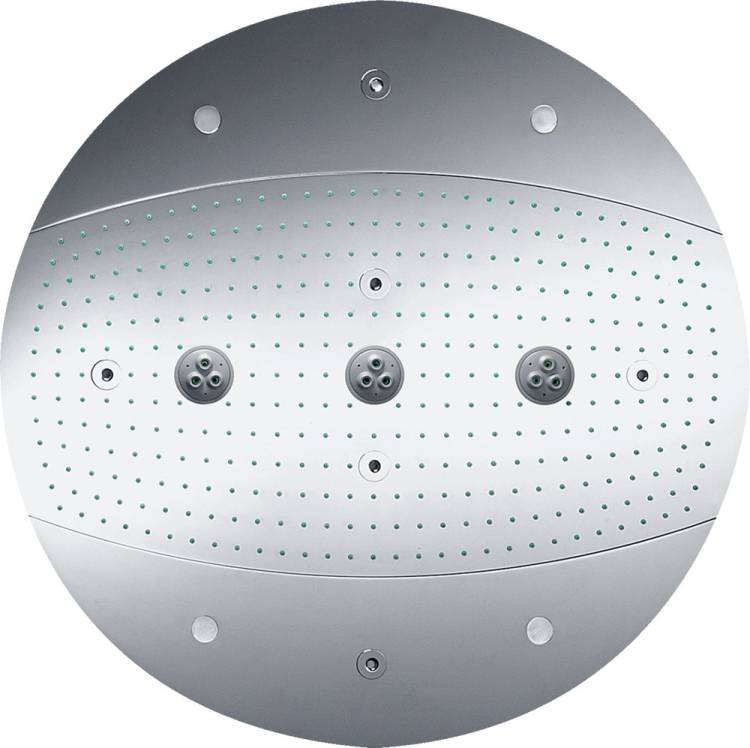 Верхний душ Hansgrohe Raindance rainmaker 600 26117000 с подсветкой