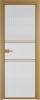 Межкомнатная дверь Profil Doors 2 AX цвет профиля Золото, стекло безопасное 6 мм мору осветленное 800x2000