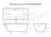 Чугунная ванна Delice Aurora DLR230603R 150x70, с отверстиями под ручки, без ножек фото 9