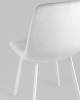Стул Stool Group Chilly OS-2011-V seat HLR-14 wl DUAL серебристый, белые ножки, велюр фото 7