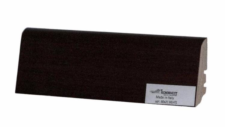 Плинтус Tecnorivest (Техноривест) Венге, Шпон 2500х21х60