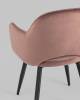 Кресло Stool Group Венера MC16-2F KD HLR-44 велюр пыльно-розовый фото 7