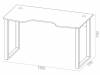 Стол компьютерный Сокол КСТ-19 00-00010962 черный, красный 135x73x74 фото 3