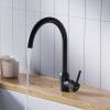 Смеситель для кухни Dorff Logic D3007022 поворотный, черный фото 3