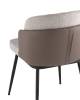 Стул Stool Group Пенелопа FDC8054O BEL-14+270-23 рогожка серый с серой экокожей фото 10