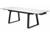 Стол Woodville Vasto 539688 итальянская керамика marbles KL-99 белый мрамор матовый/черный 180(260)x90x76 фото 6