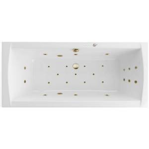 Акриловая ванна Excellent Aquaria Lux Slim 180x80 WAEX.AQU18S.ULTRA.BR с гидро и аэромассажем, 