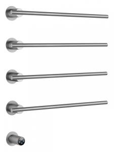 Полотенцесушитель электрический Wonzon & Woghand WW-A364-BR встраиваемый, Брашированный никель