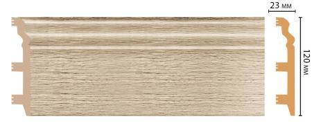 Плинтус напольный DECOMASTER D233-72 240x2.3x12