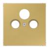 Накладка TV-SAT-FM розетки Jung LS 990 латунь classic ME2990SATC