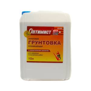 Грунтовка универсальная Оптимист G102 10 л