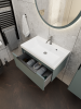 Тумба с раковиной La Fenice Simpla Grigio NFNC-01-SIM-G-60-3-60 серо-зеленая матовая, 60 см фото 6