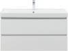 Тумба под раковину Aquanet Vega 100 316655 белый глянец фото 8
