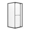 Душевой уголок Niagara Nova NG-6833-34BLACK профиль черный матовый, стекло прозрачное, 90x90x195